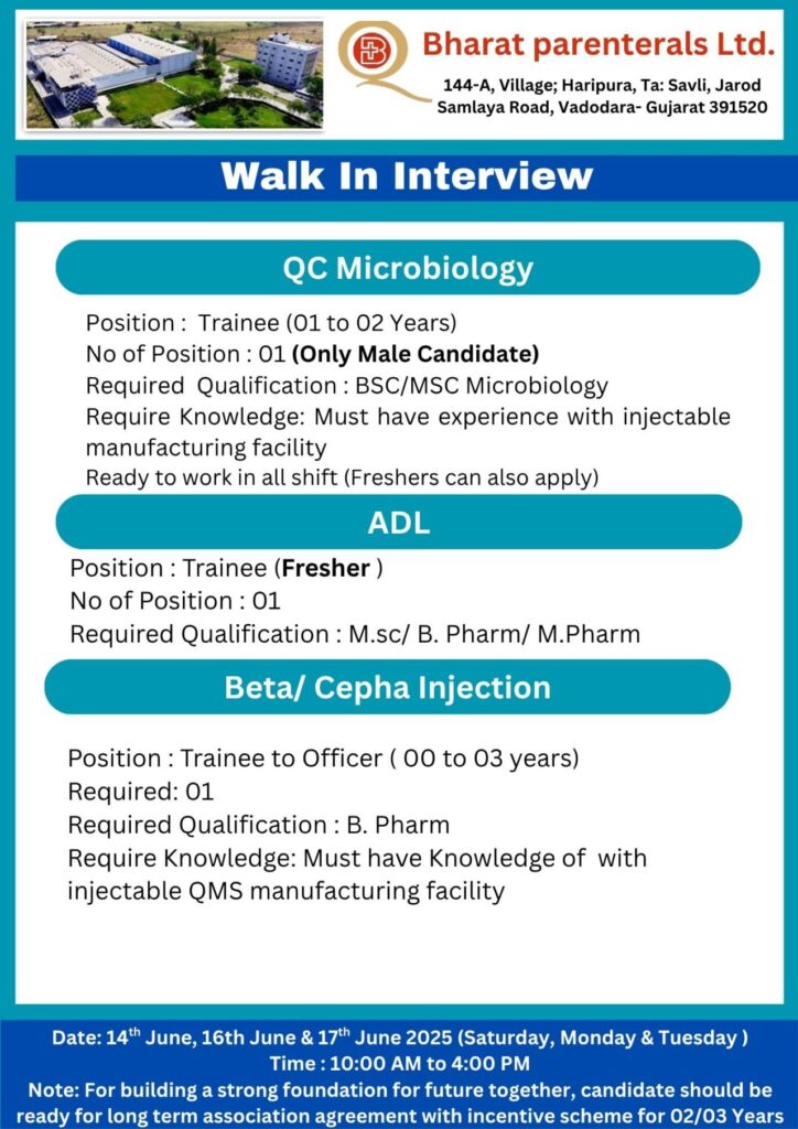 Bharat Parenterals Ltd