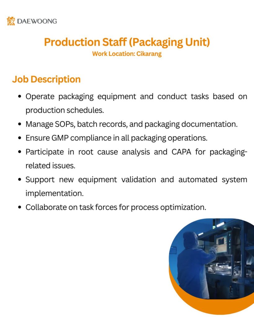 Daewoong Pharmaceutical Walk in interview