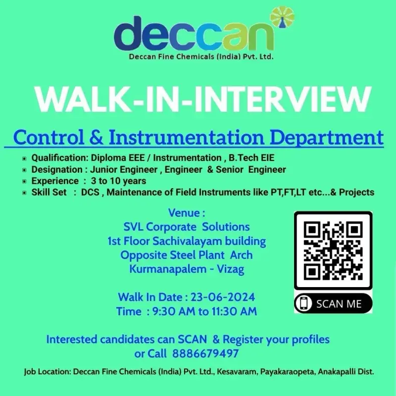 Deccan Fine Chemicals Walk in