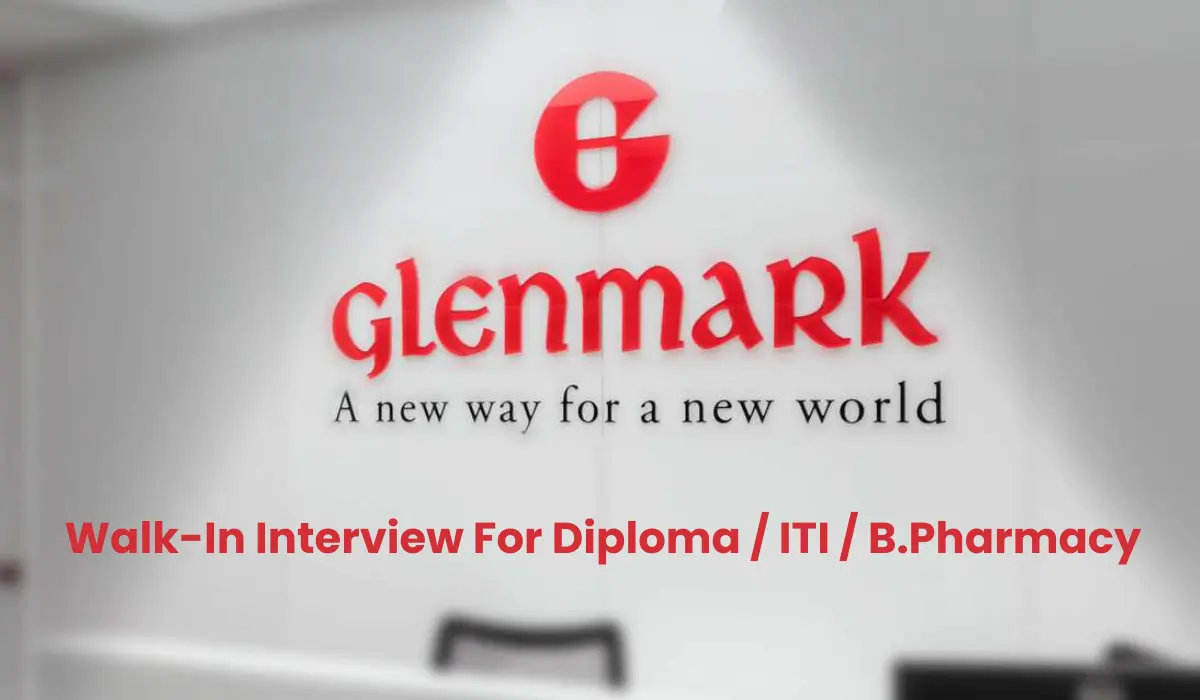 Glenmark Pharmaceuticals Walk in Drive