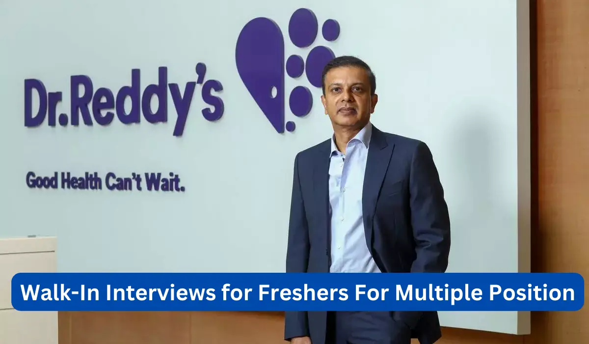 Dr. Reddy Walk in