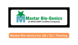 Maxtar Bio-Genics for QA, QC, Packing