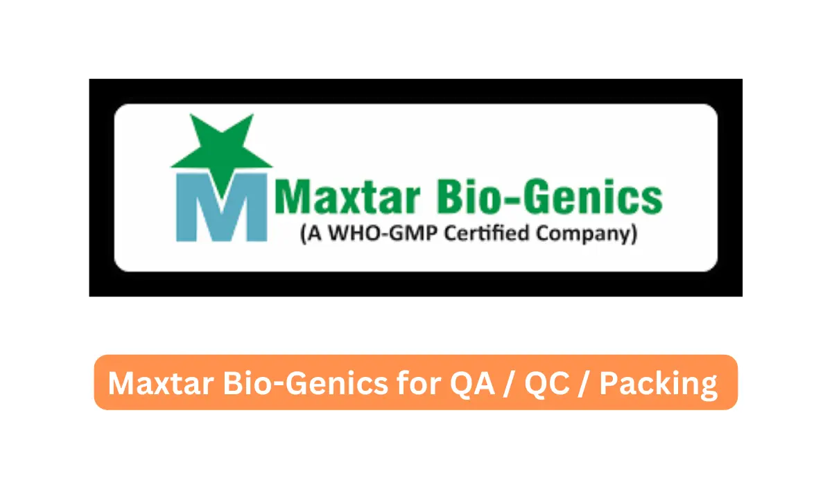 Maxtar Bio-Genics for QA, QC, Packing
