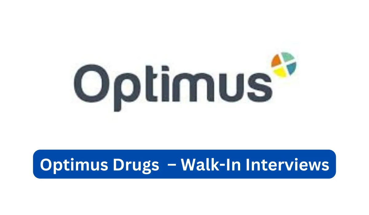 Optimus Drugs – Walk-In Interviews