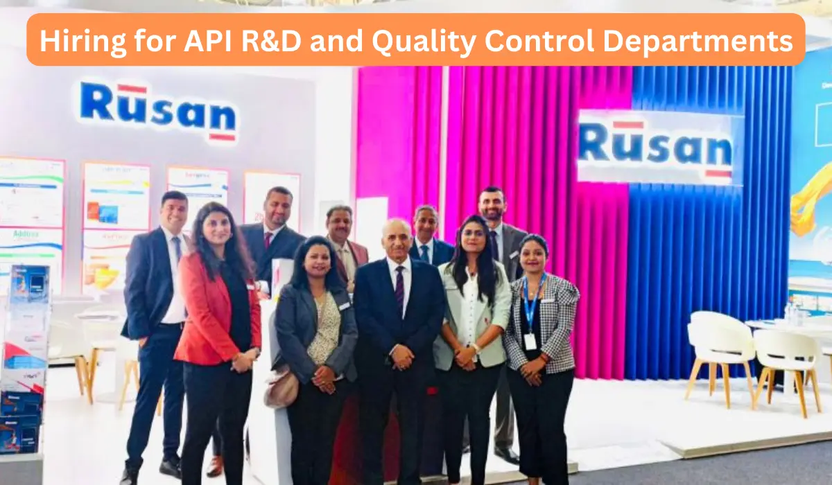 Rusan Pharma Hiring