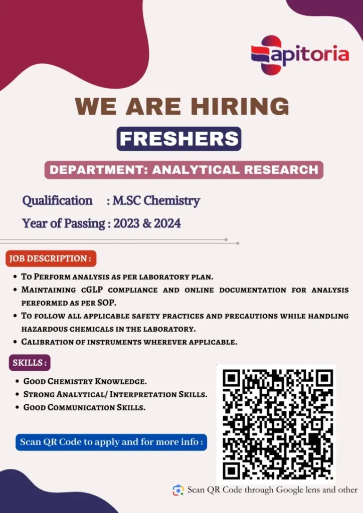 Apitoria Pharma Hiring