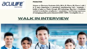 Aculife Healthcare Notification