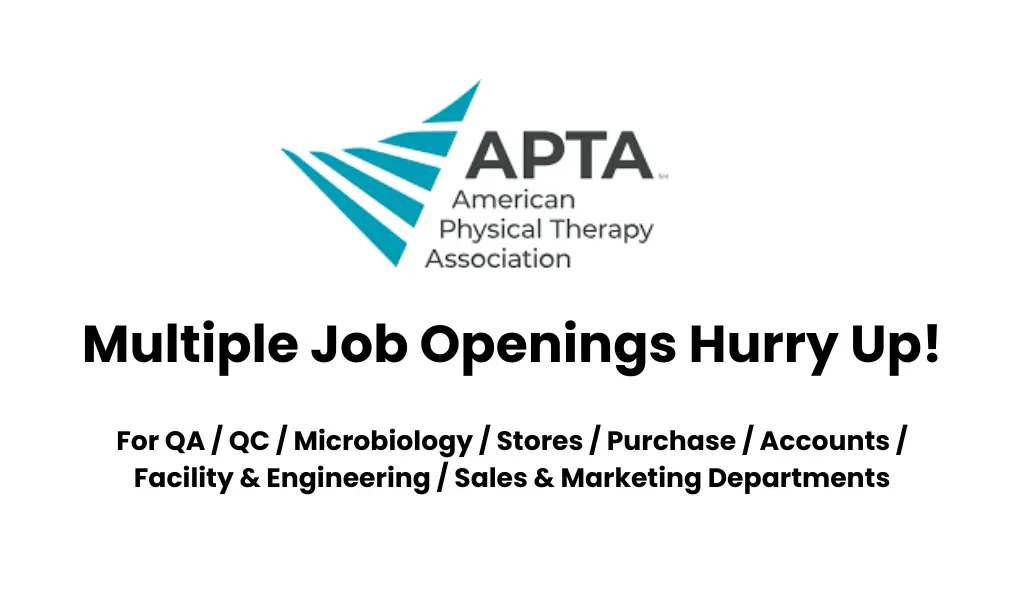 Apta Multiple Job Opening