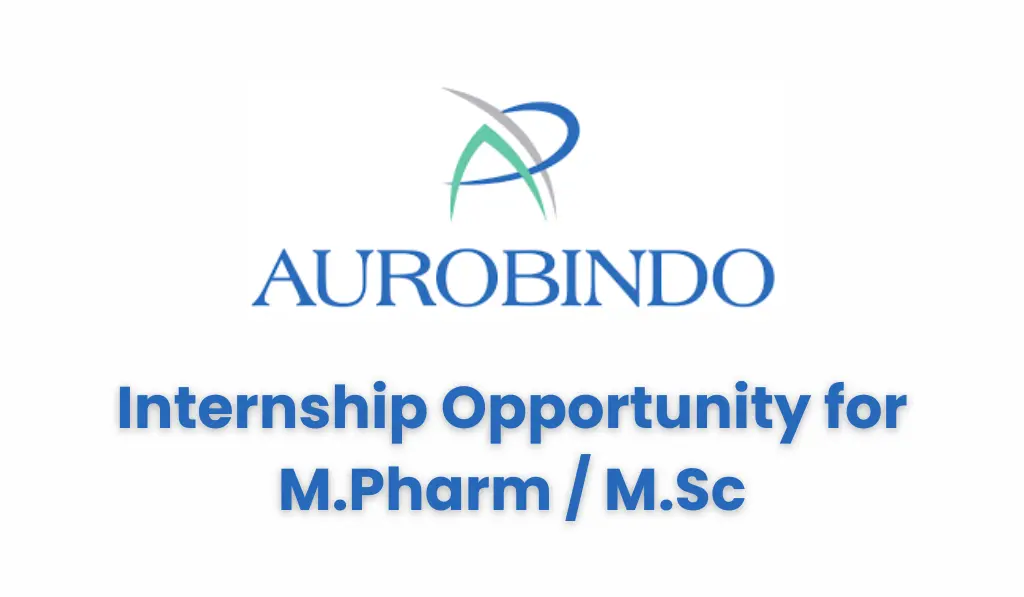 Aurobindo Pharma Internship