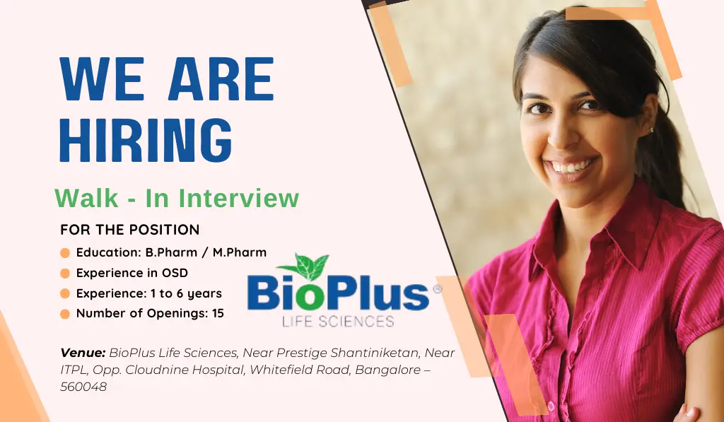 BioPlus Life Sciences Walk in