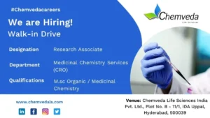 Chemveda Life Sciences Walk-in