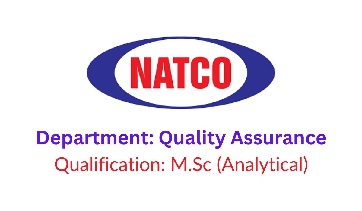 Natco Pharma Job Opening for Quality Assurance