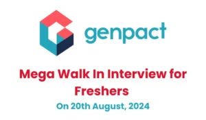 Genpact Mega Walk in