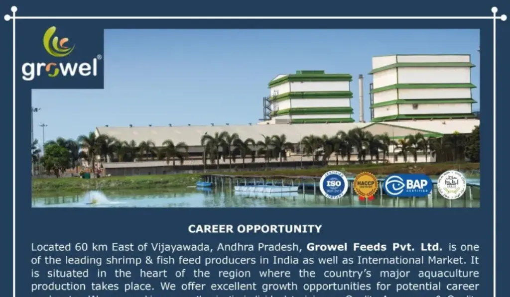 Growel Feeds Job Notification