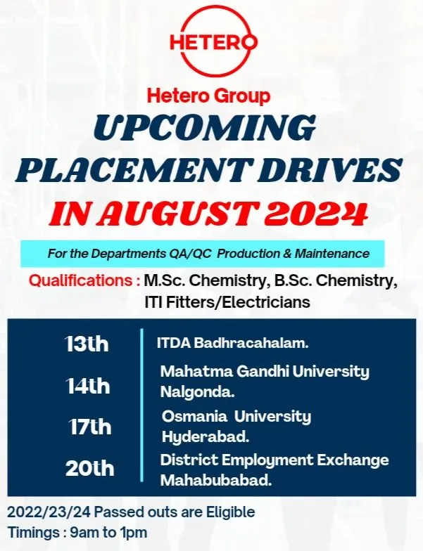 HETERO Labs Jobs