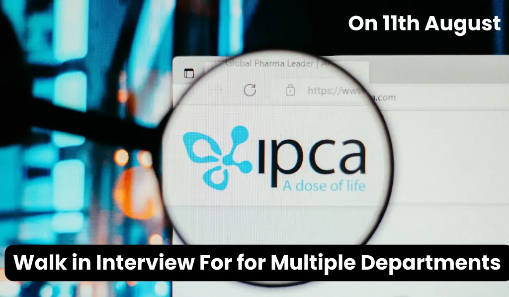 IPCA Laboratories Walk in
