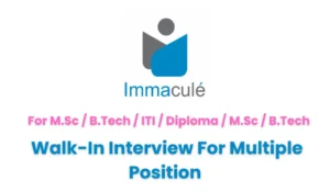 Immacule Lifesciences Walk in