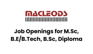 Macleods Pharmaceutical Hiring