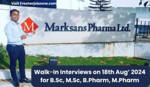 Marksans Pharma Walk in