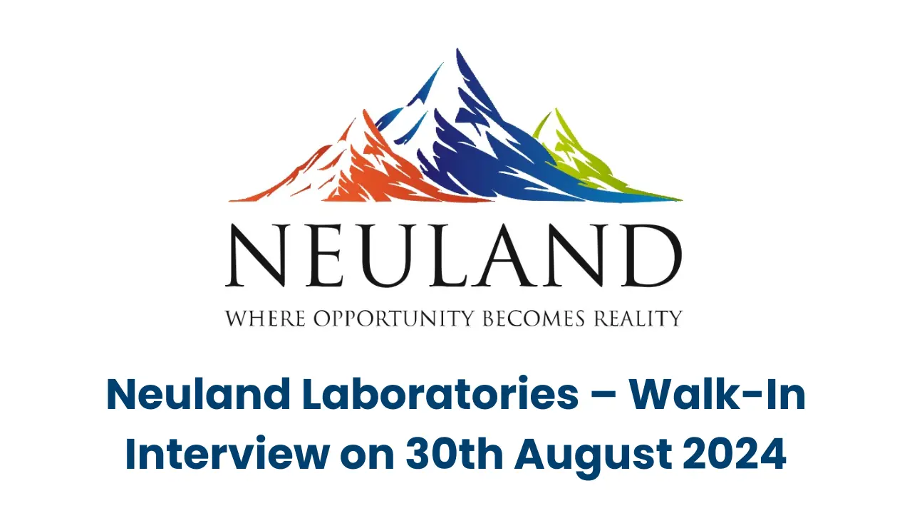 Neuland Laboratories Walk in