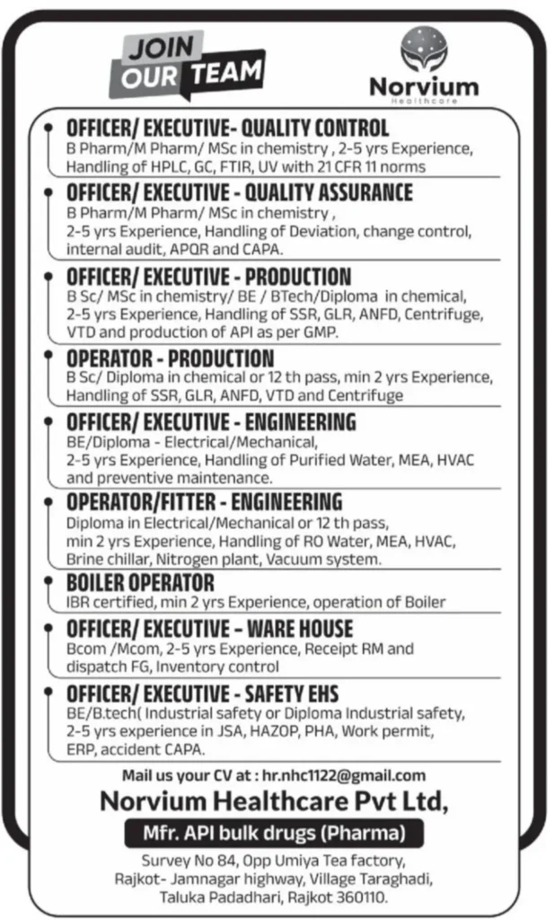 Norvium Healthcare Jobs