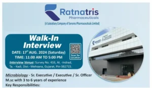 Ratnatris Pharmaceuticals Walk in