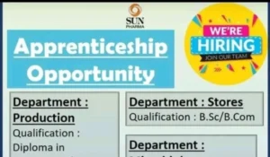 SUN PHARMA Freshers Opportunity