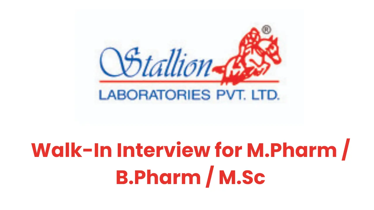 Stallion Laboratories Jobs