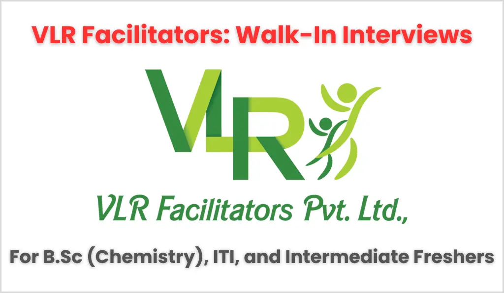 VLR Facilitators Walk-In Interview