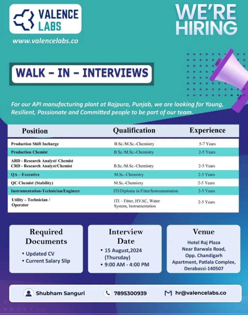Valence Labs Walk in