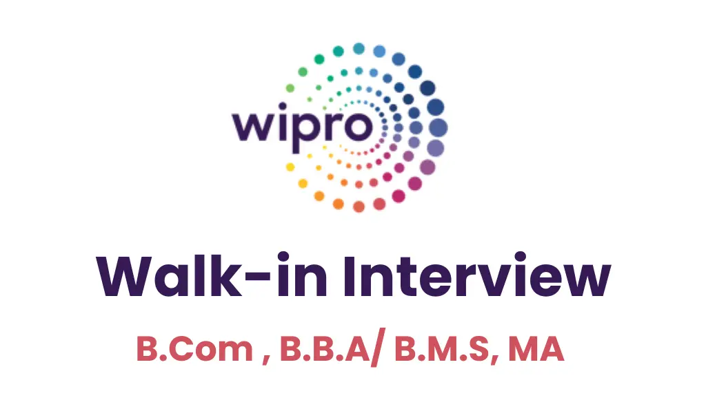 Wipro Walk In Interview