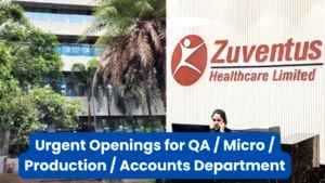 Zuventus Healthcare Limited Jobs