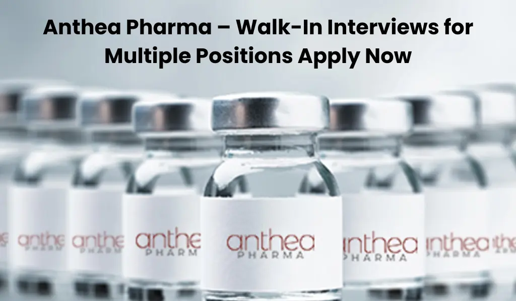 Anthea Pharma Walk in