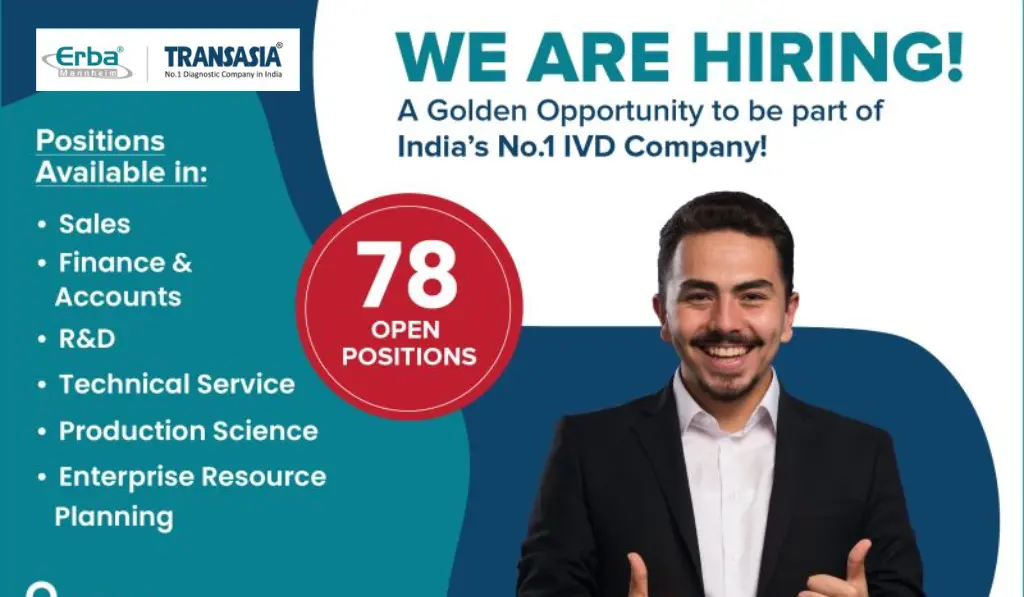 Erba Transasia Hiring