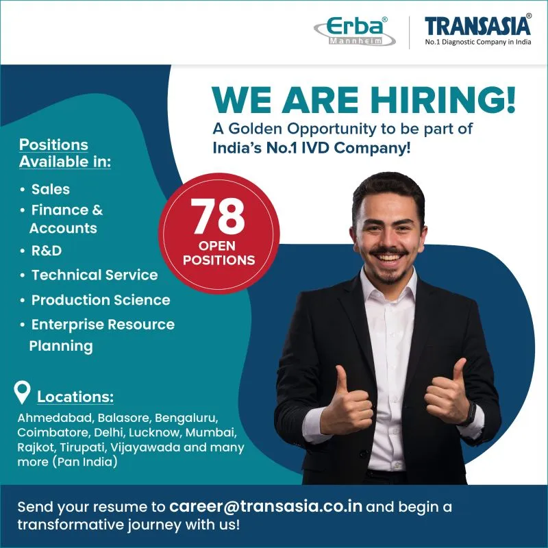 Erba Transasia Jobs