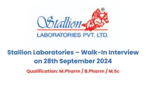 Stallion Laboratories Walk-In