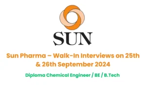 Sun Pharma Walk in