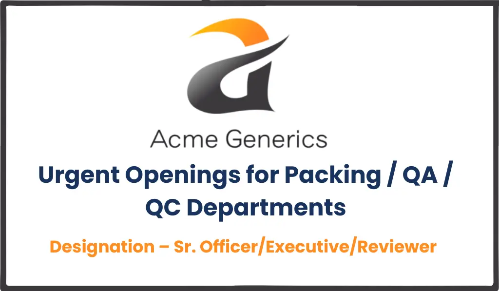 Acme Generics Hiring