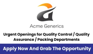 Acme Generics Hiring