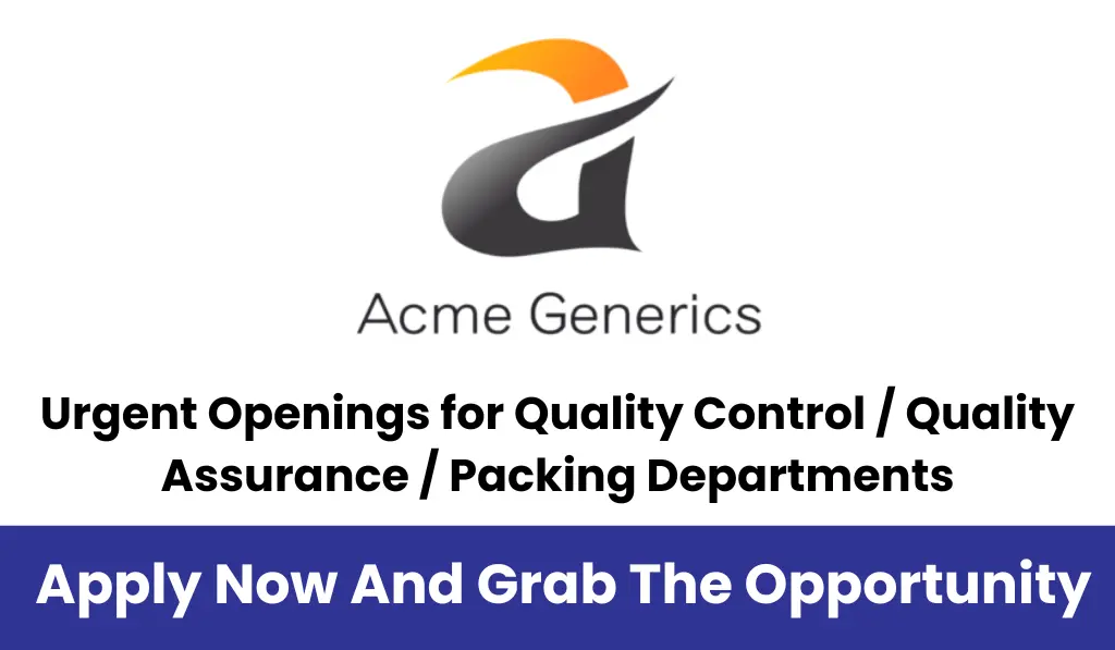 Acme Generics Hiring
