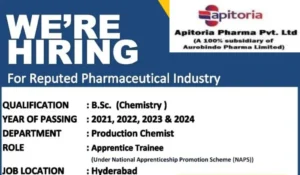 Apitoria Pharma Walk-In Drive