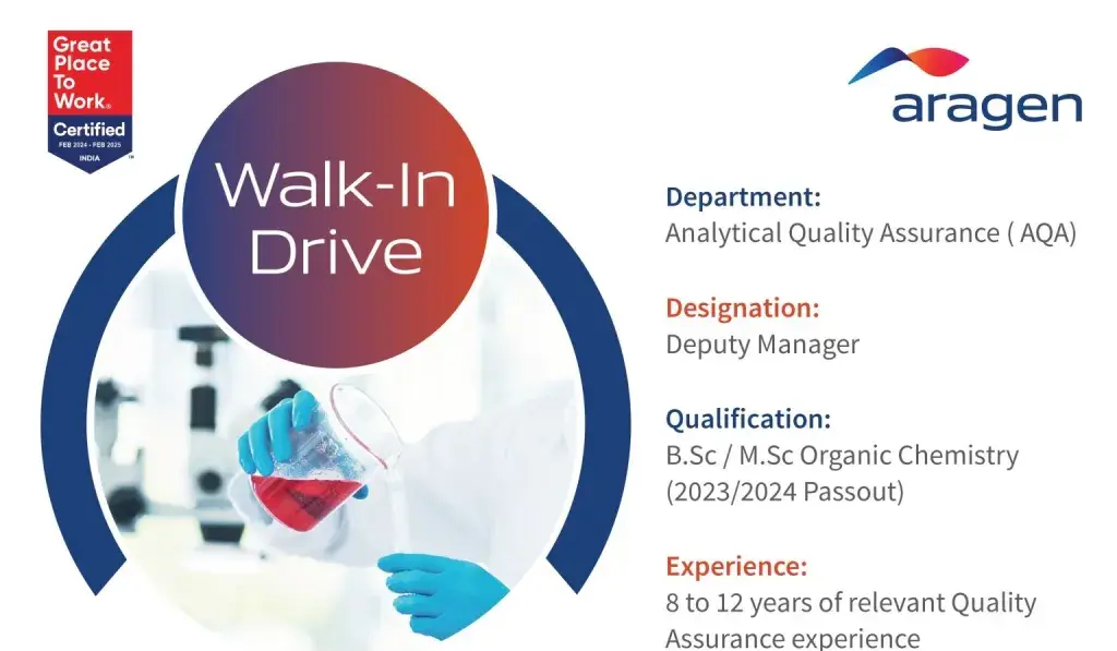 Aragen Lifesciences Walk-In