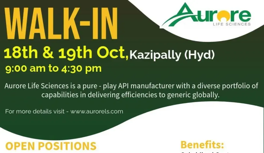 Aurore Life Sciences Walk in