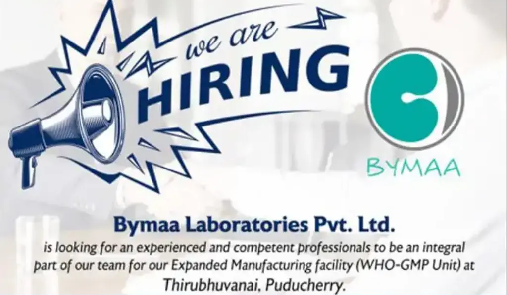 Bymaa Laboratories Hiring