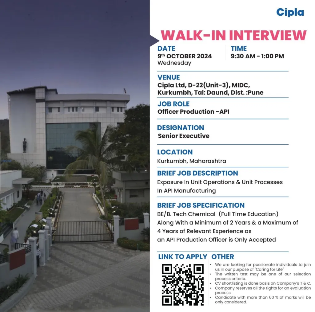 Cipla Walk in