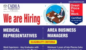 Cadila Pharmaceuticals Jobs