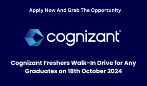 Cognizant Walk-In Drive