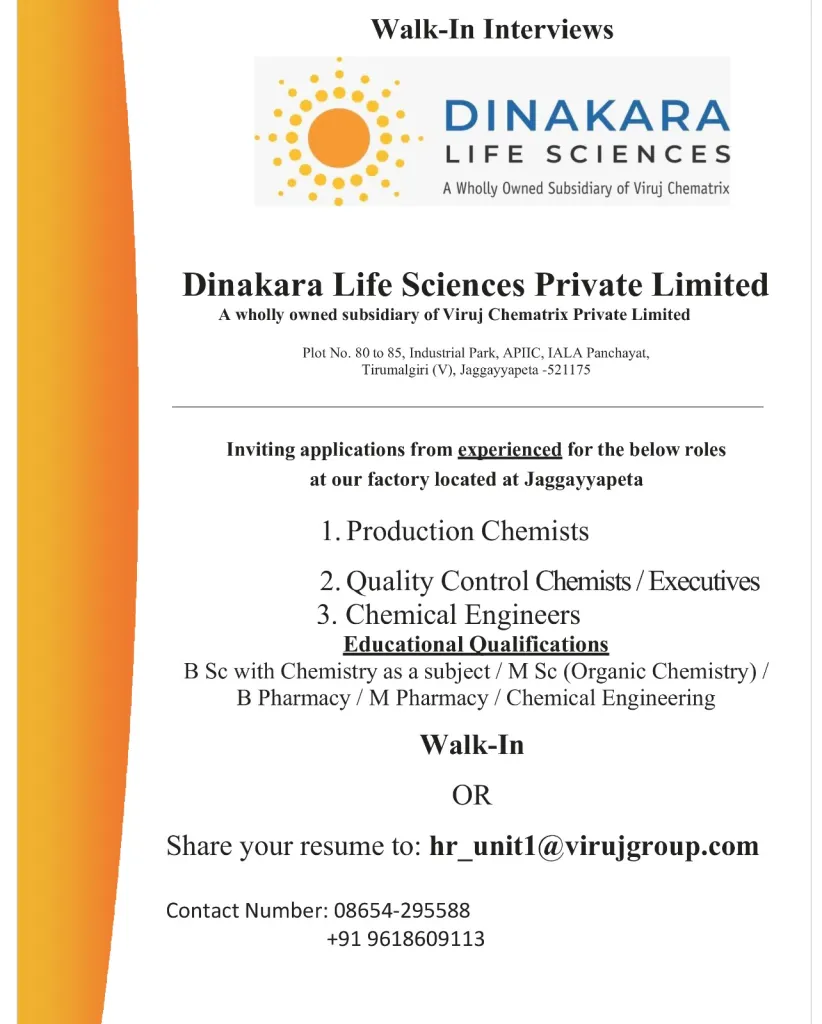 Dinakara Life Sciences – Multiple Opening