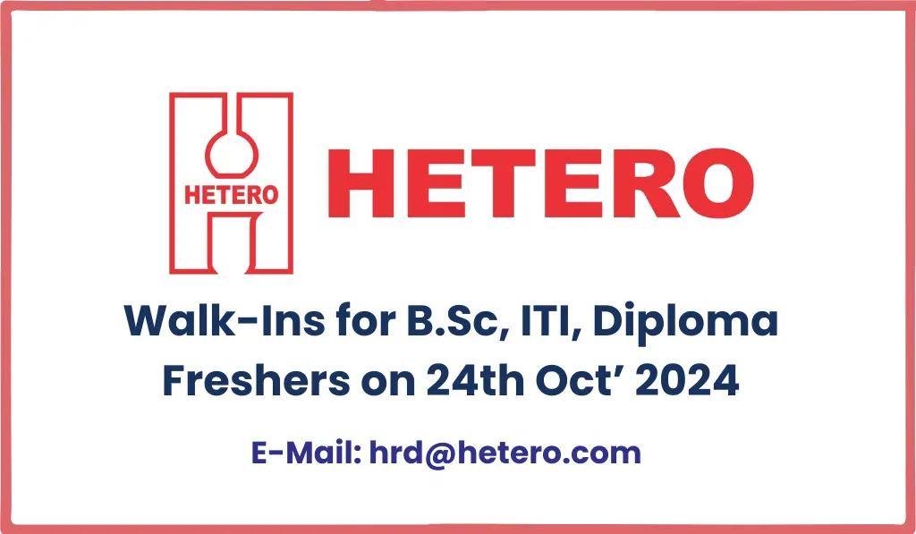 Hetero Labs Walk in
