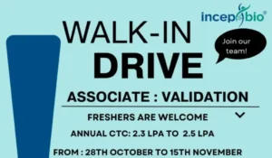 IncepBio – Walk-In Drive